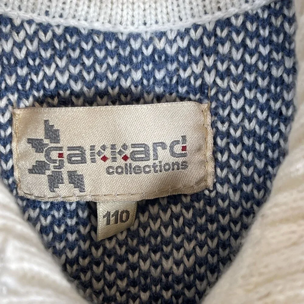Gakkard Collections Kids Knit Sweater Wool Mix Coat Sz 110/5
